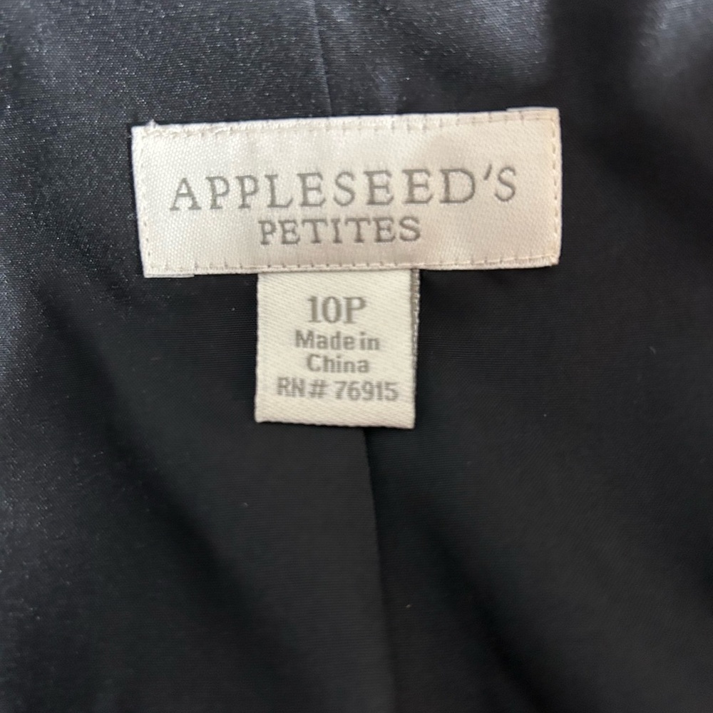 Vintage Appleseed’s petites black tweed jacket women - Picture 6 of 6